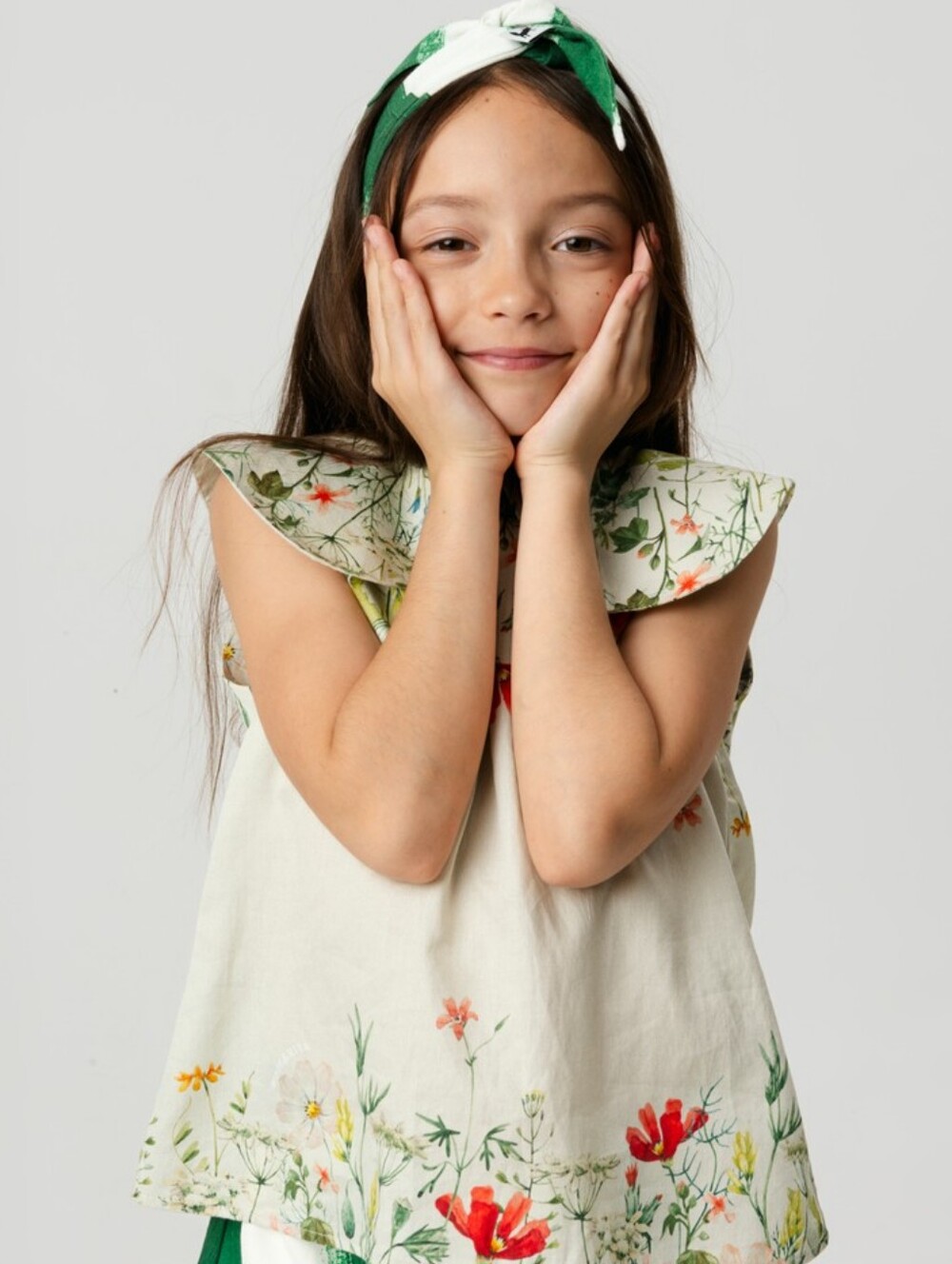 Wolf & Rita Bloom Girl Blouse Gabriela Woven 8y